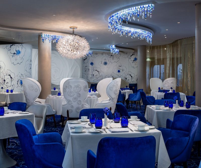 Blu restaurant celebrity