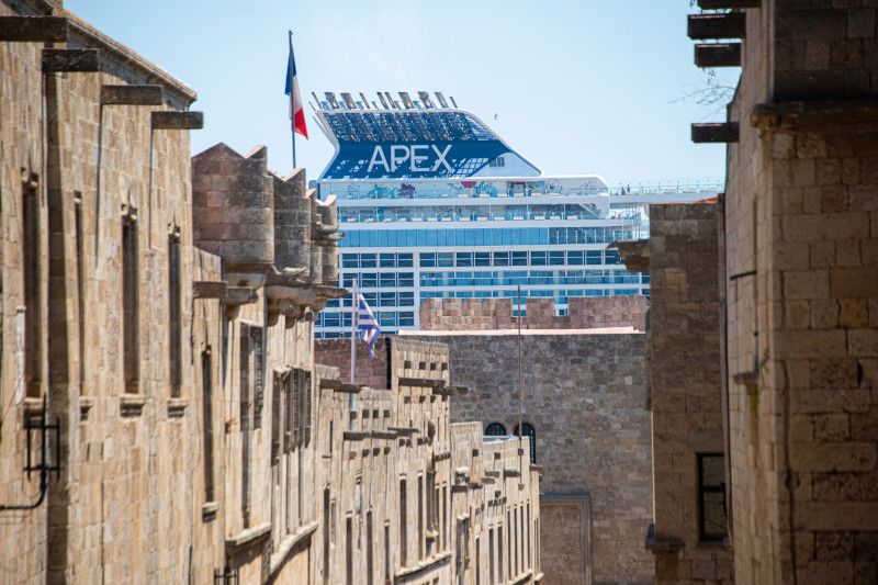 Celebrity Apex in Rhodes, Greece
