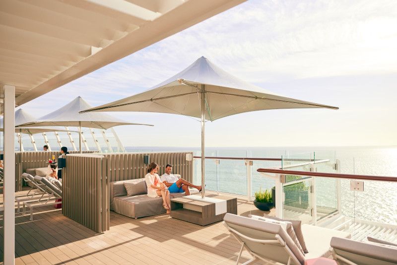 Celebrity retreat sundeck