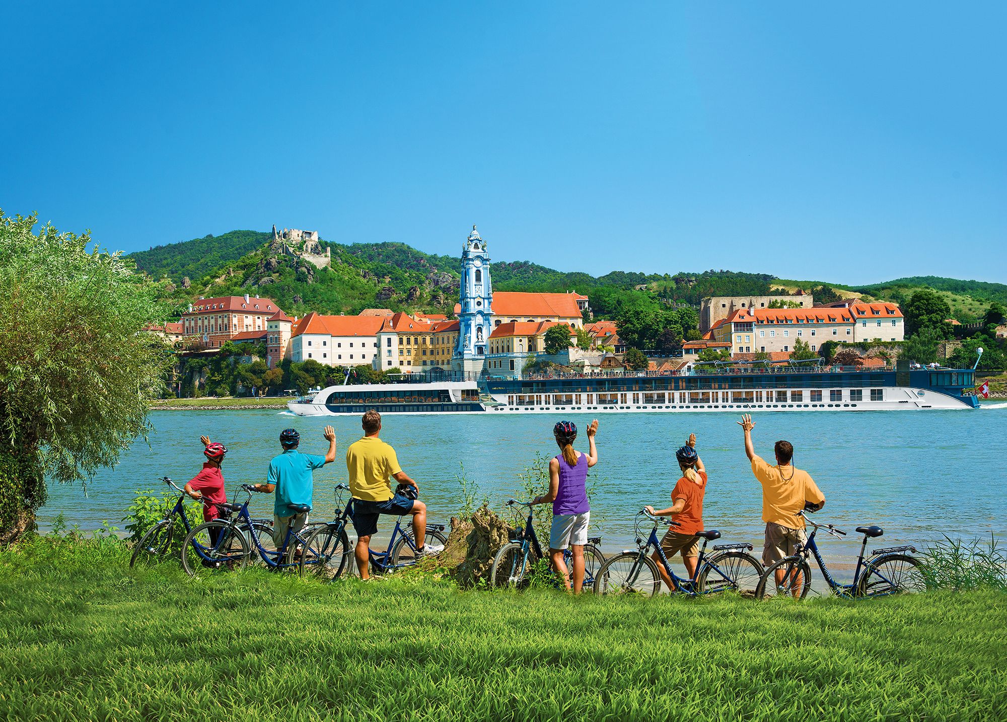 Cycling along the Danube