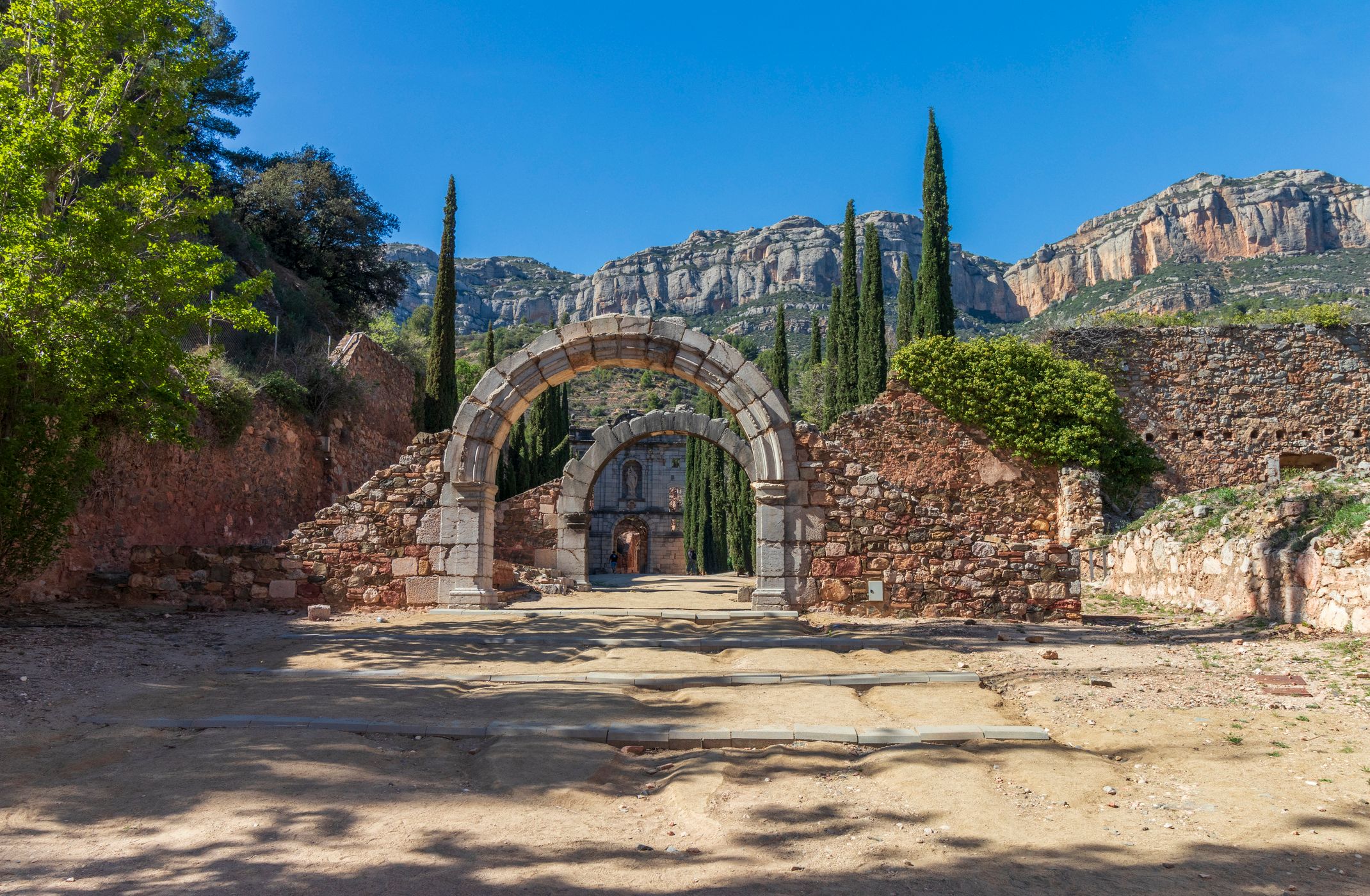 Exterior of the Charterhouse of Escaladei