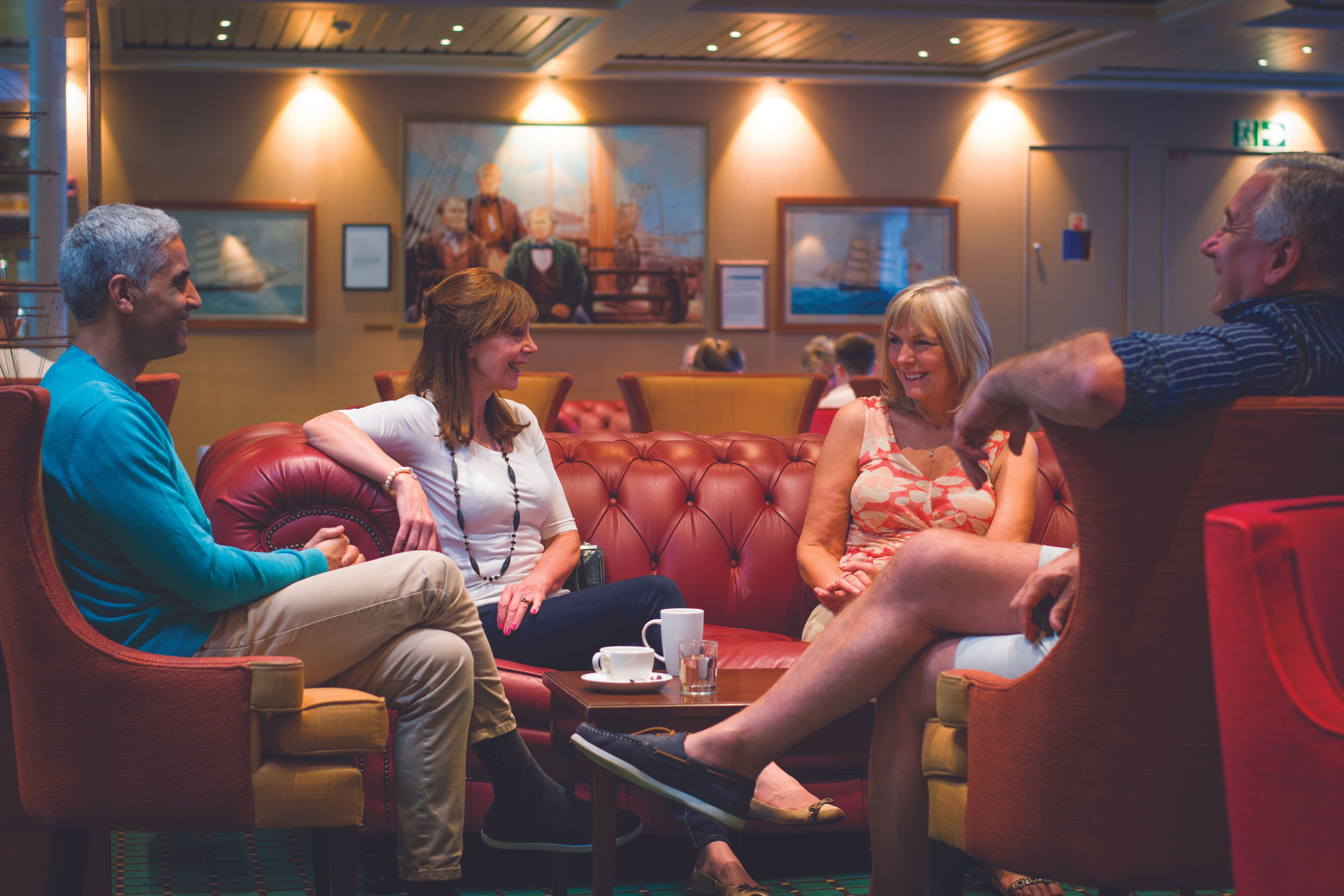 Friends having coffee in the Morning Light pub, Balmoral.jpg