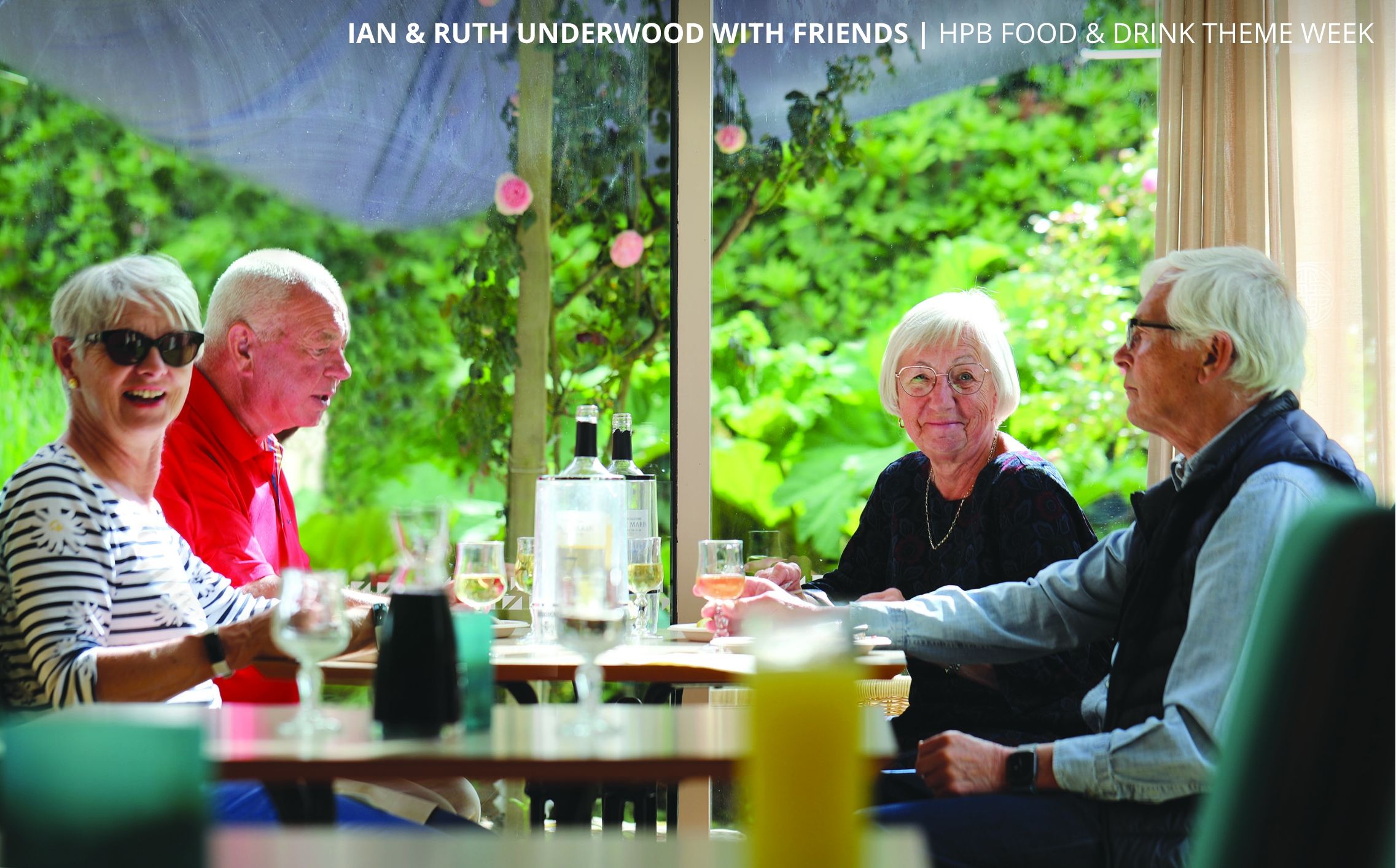 Ian and Ruth Underwood with friends