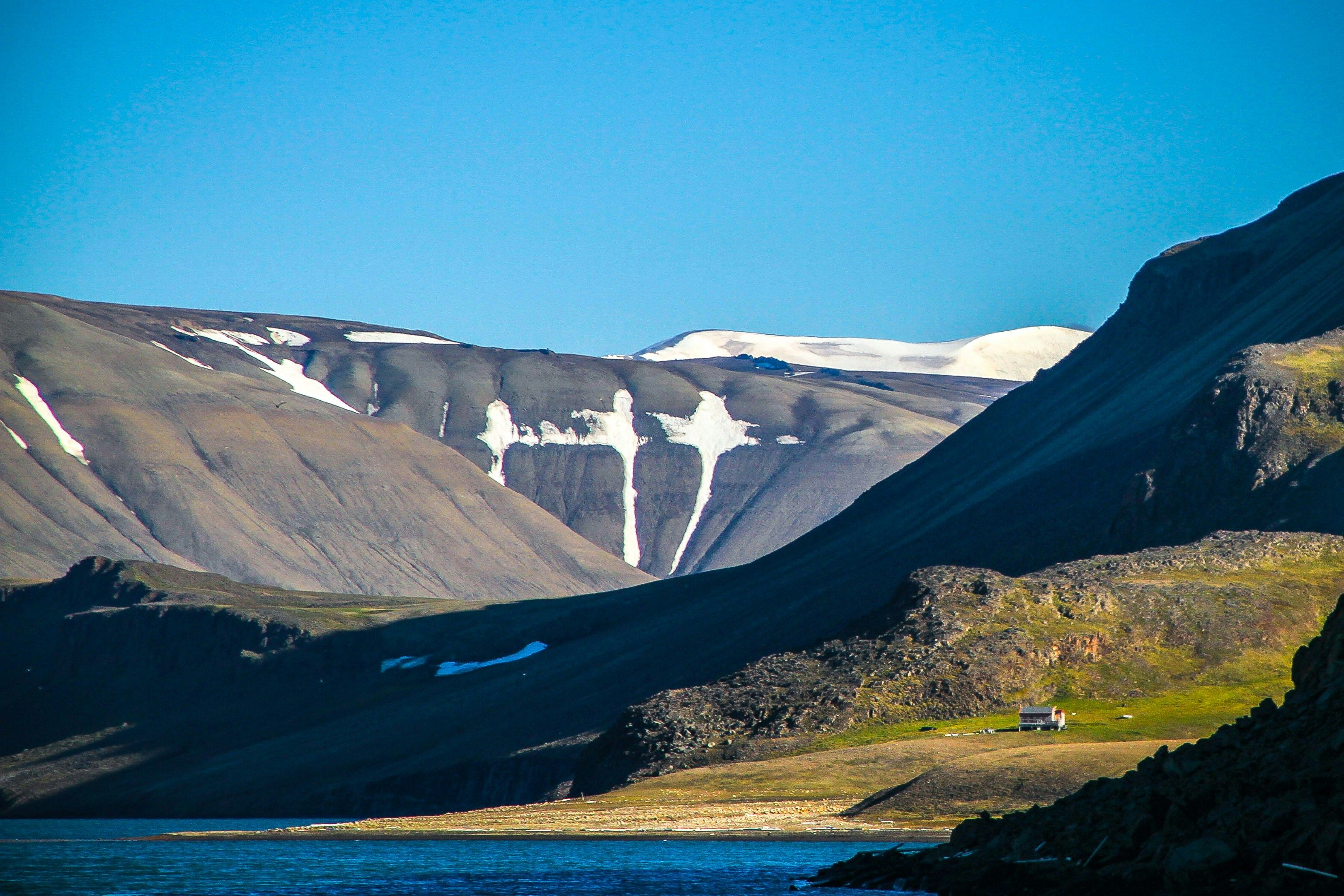Isolated house in Svalbard