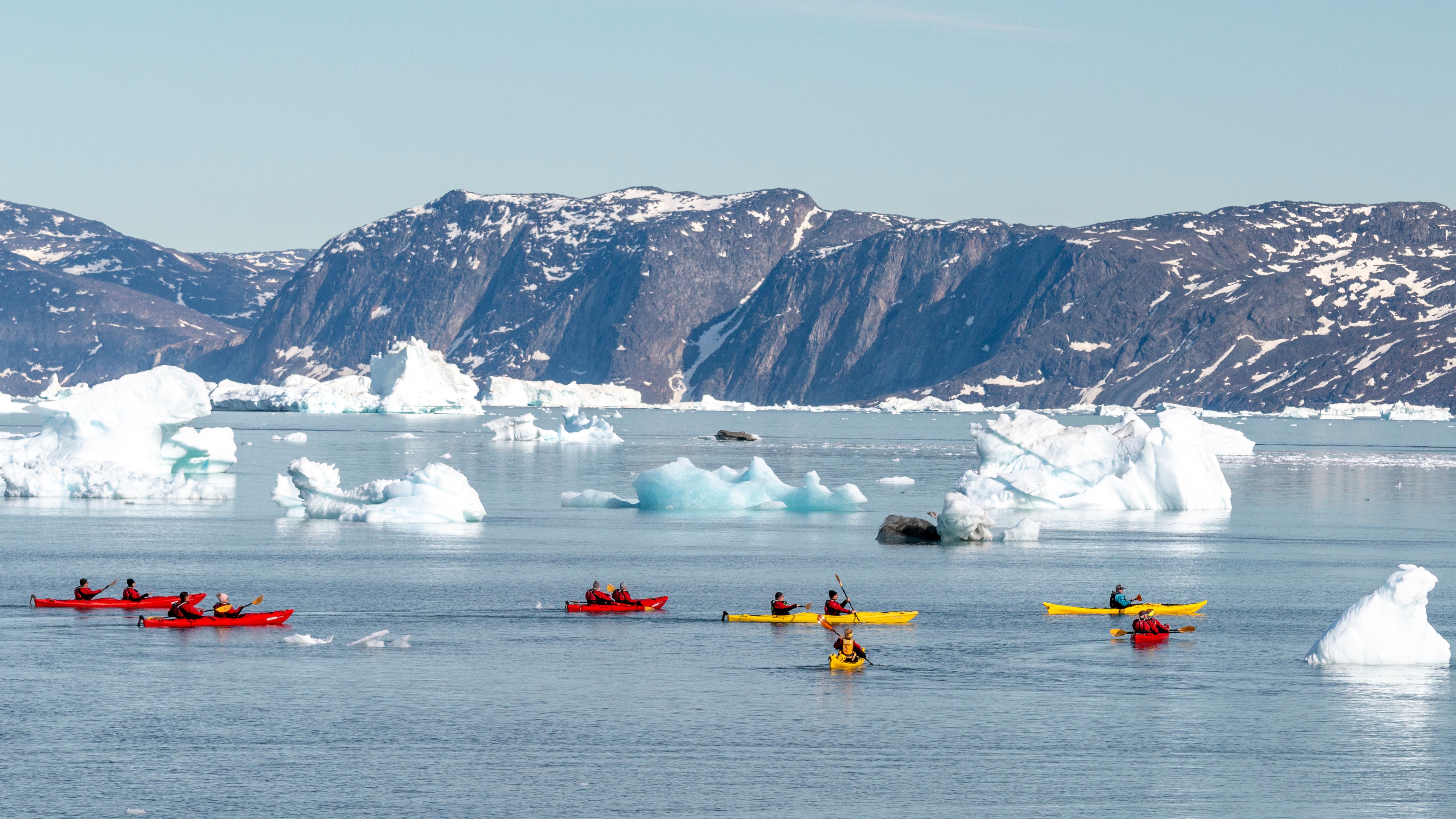 Kayaking in Greenland