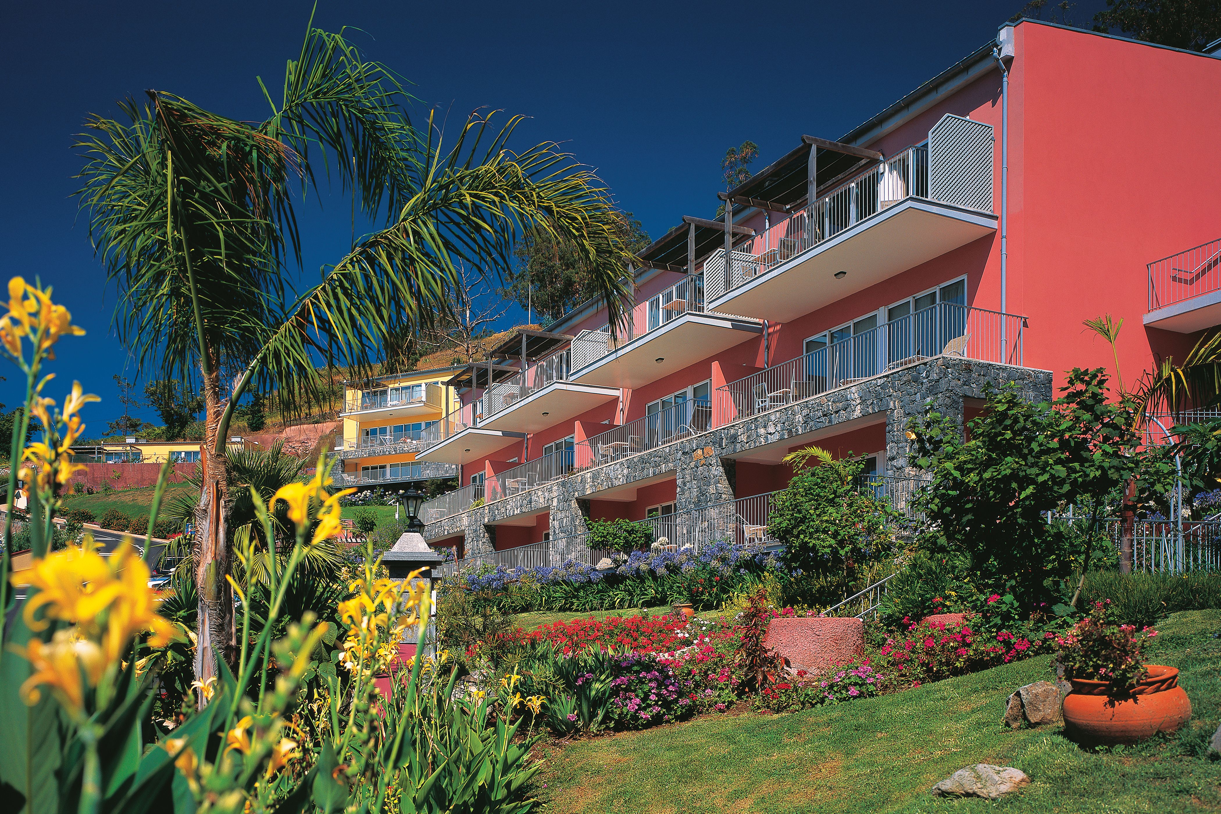 Colourful apartments in Madeira