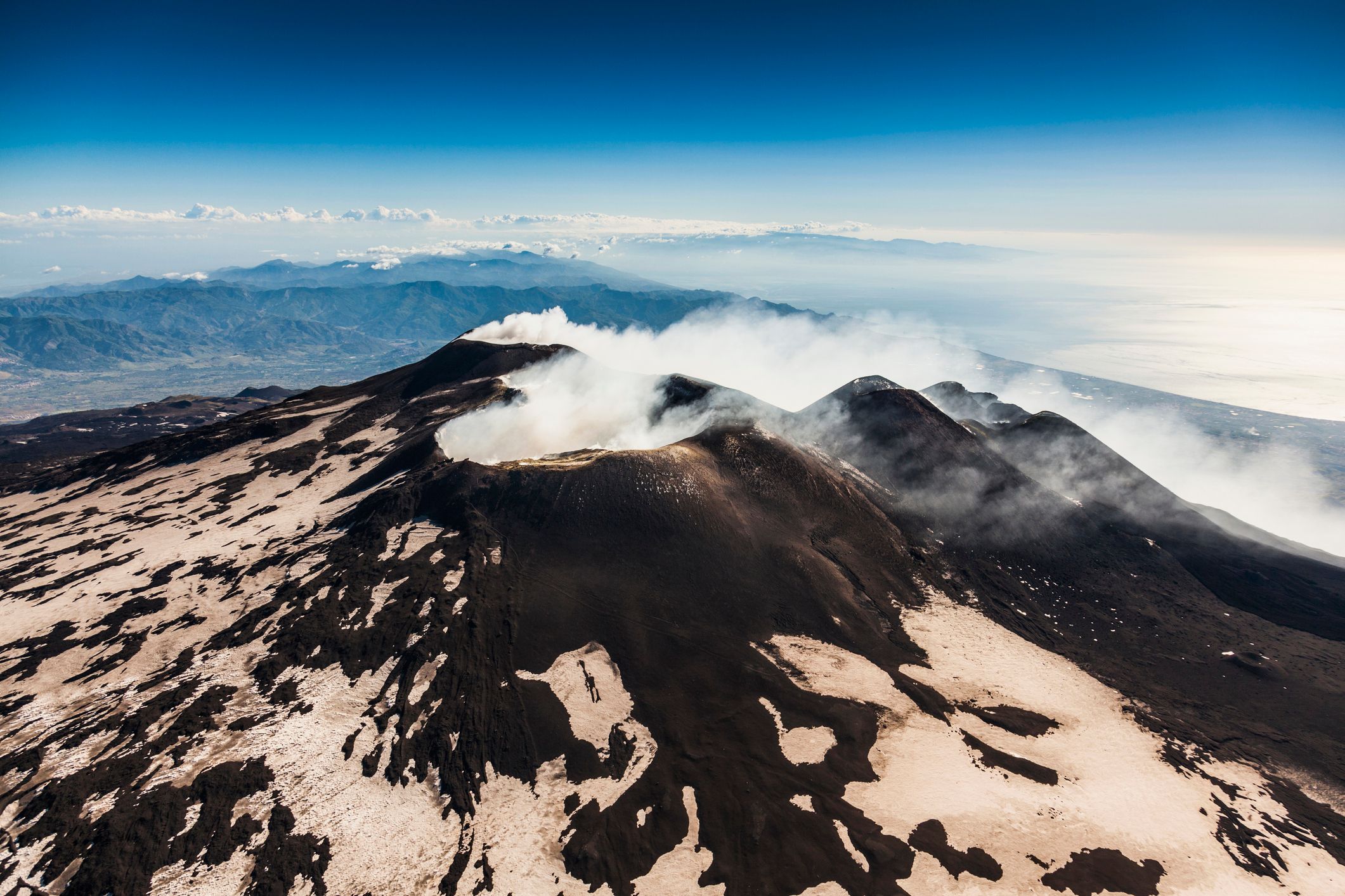Mount etna winter