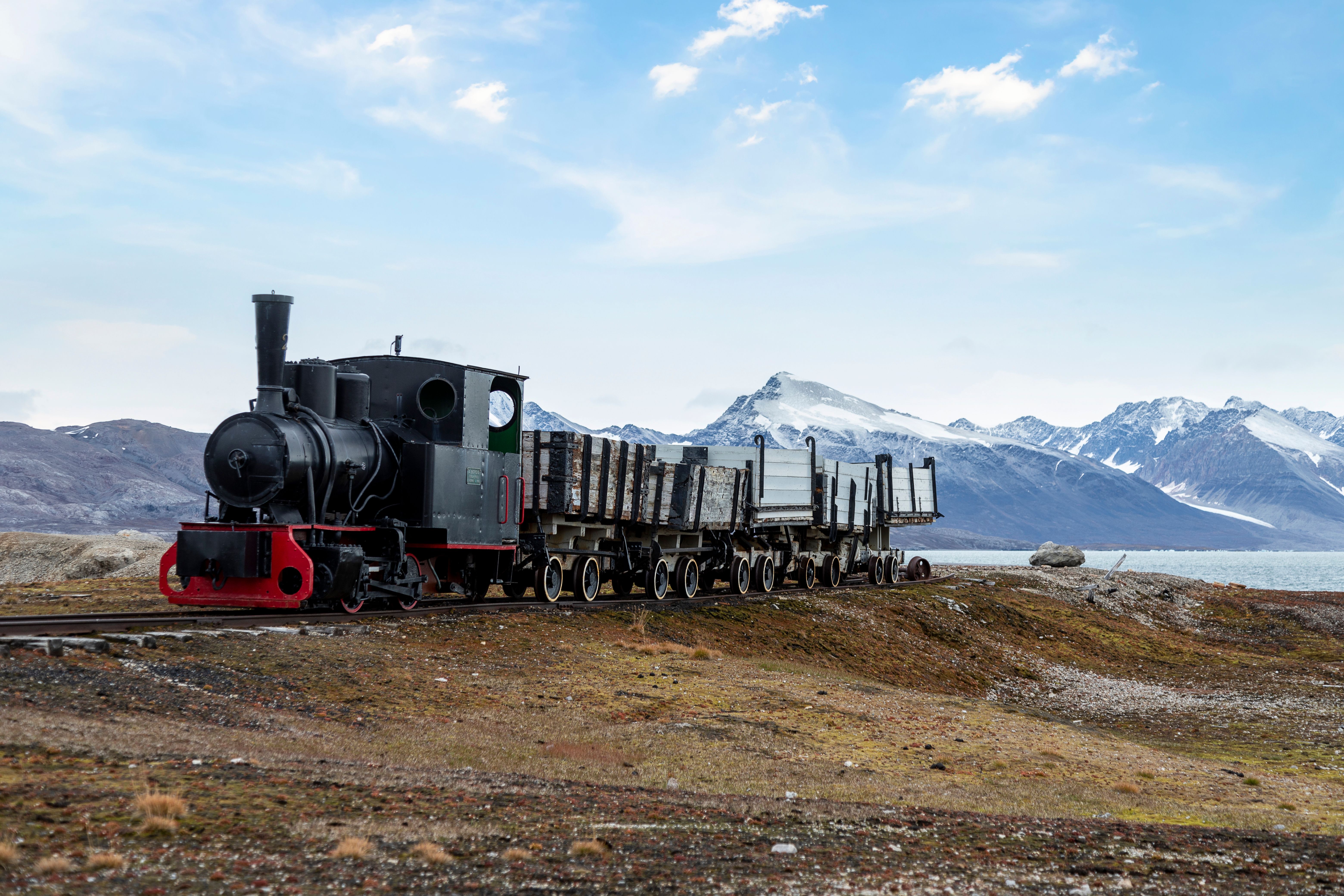Train in Svalbard
