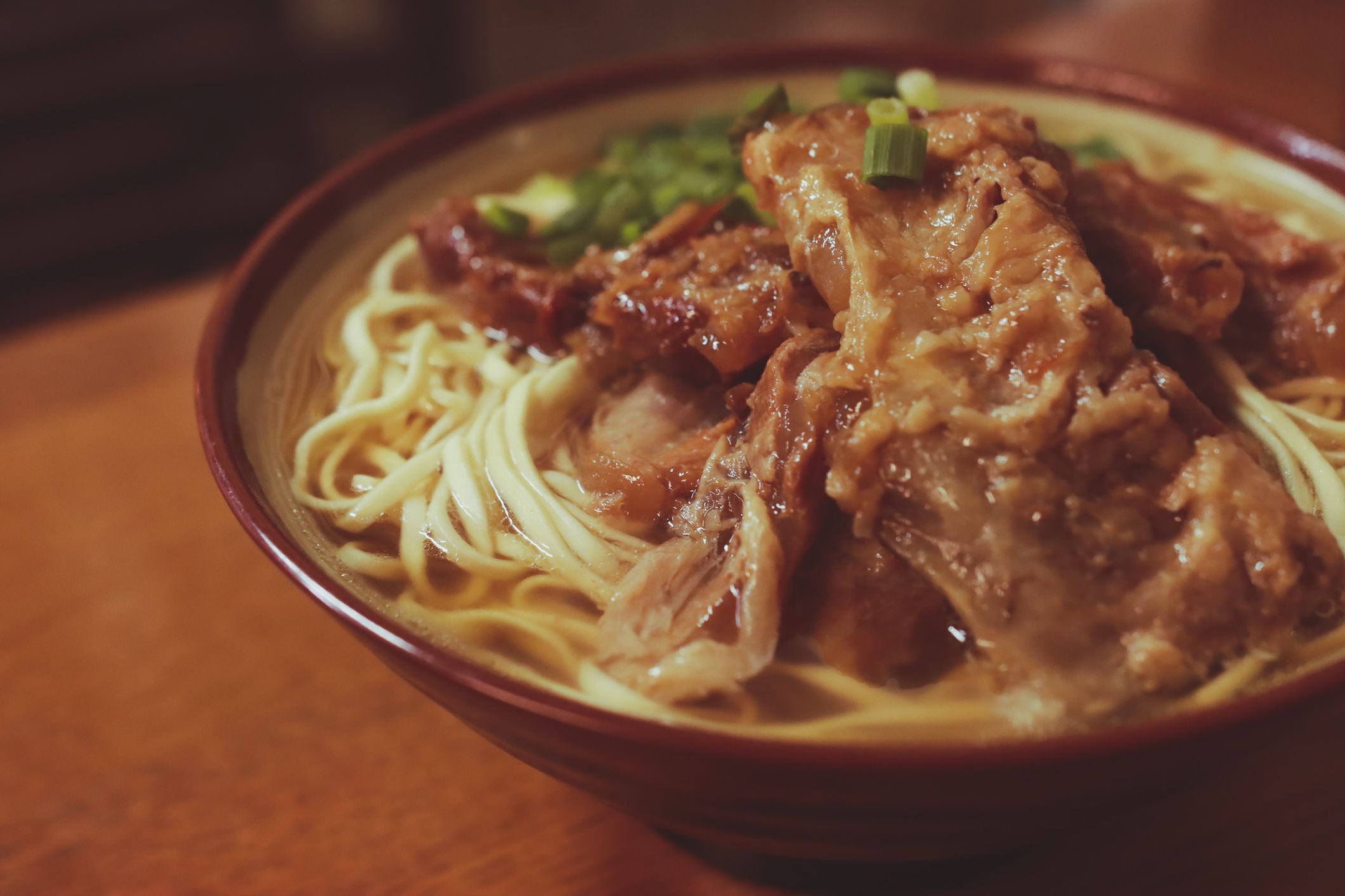 Okinawa soba noodles