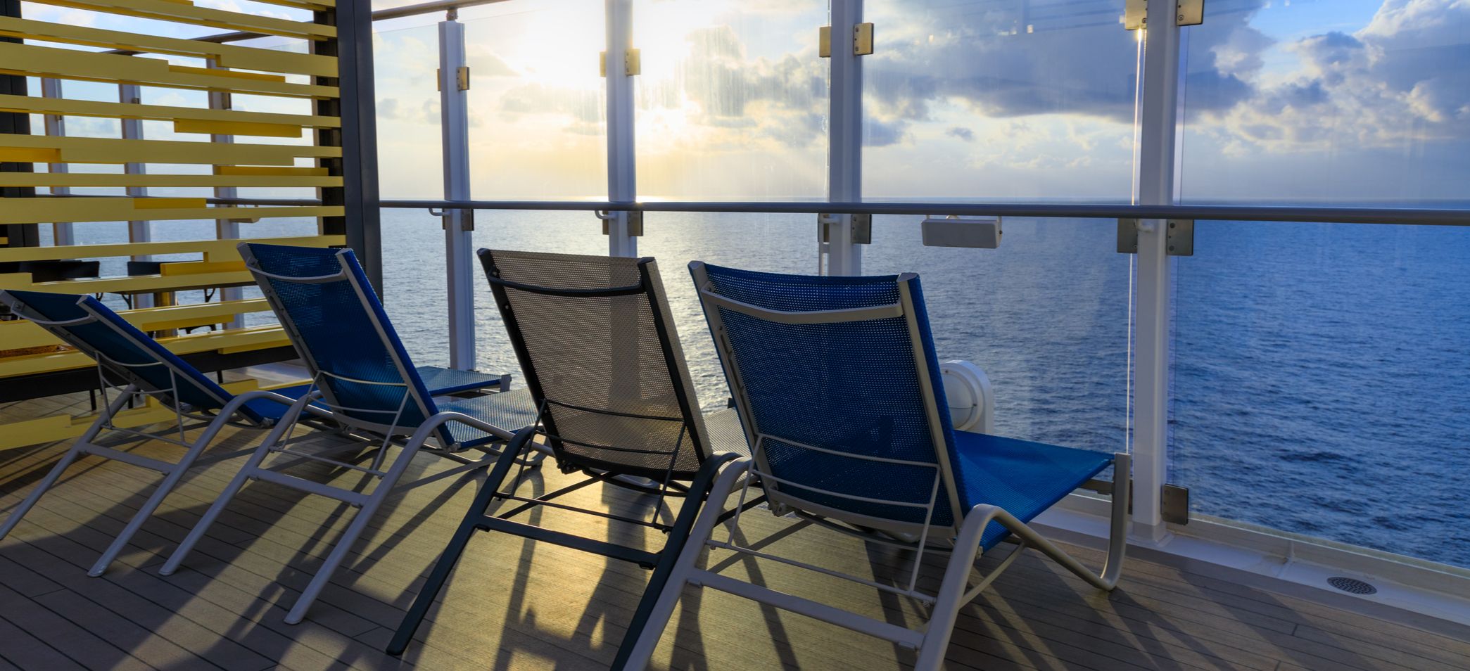 cruise ship deck chairs