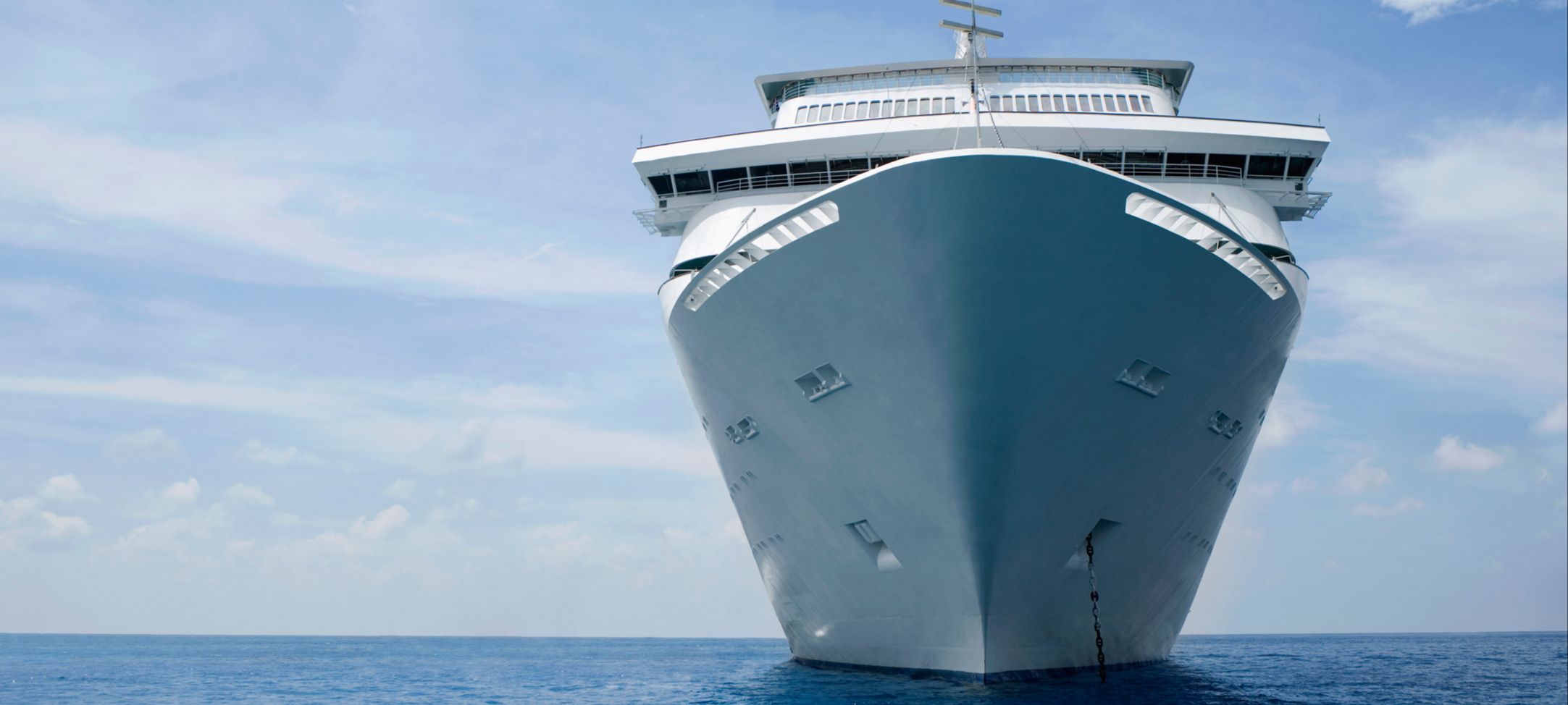 cruise ship front on