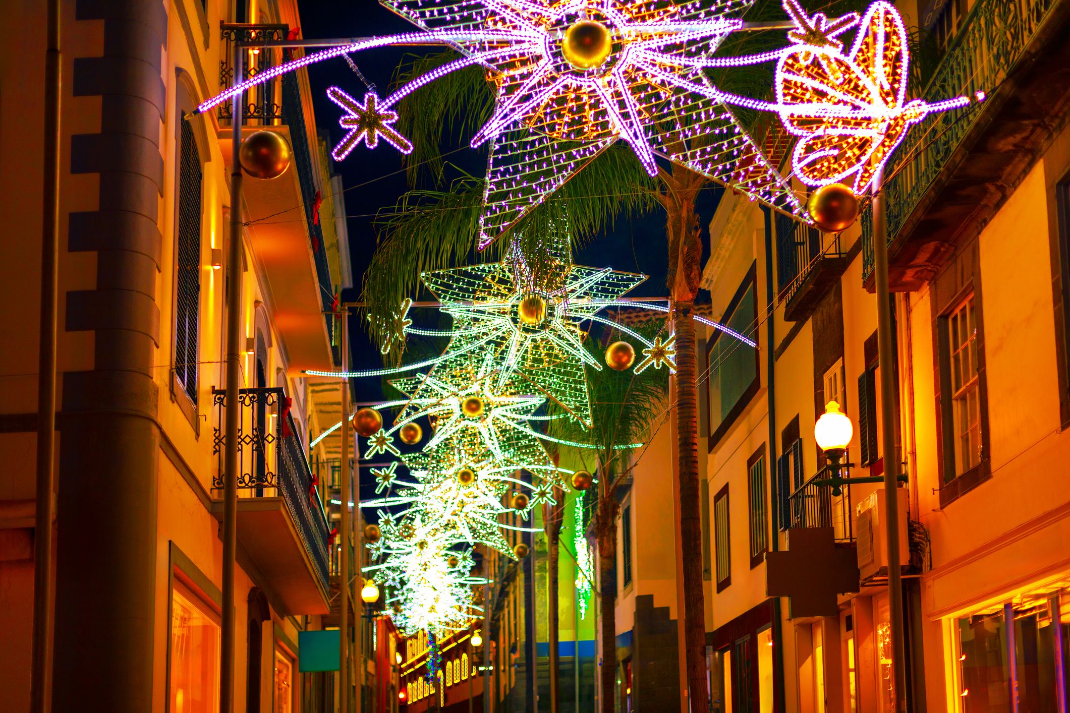 funchal christmas lights