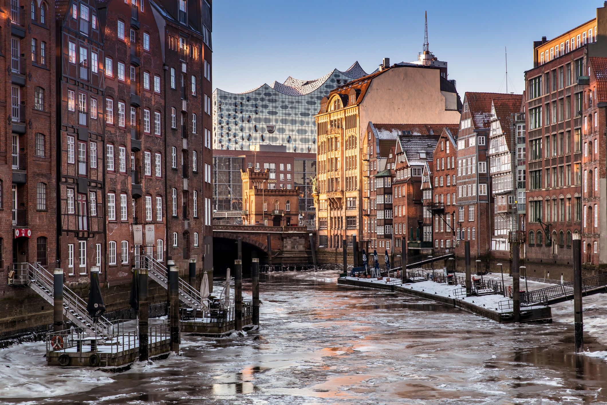 hamburg in winter