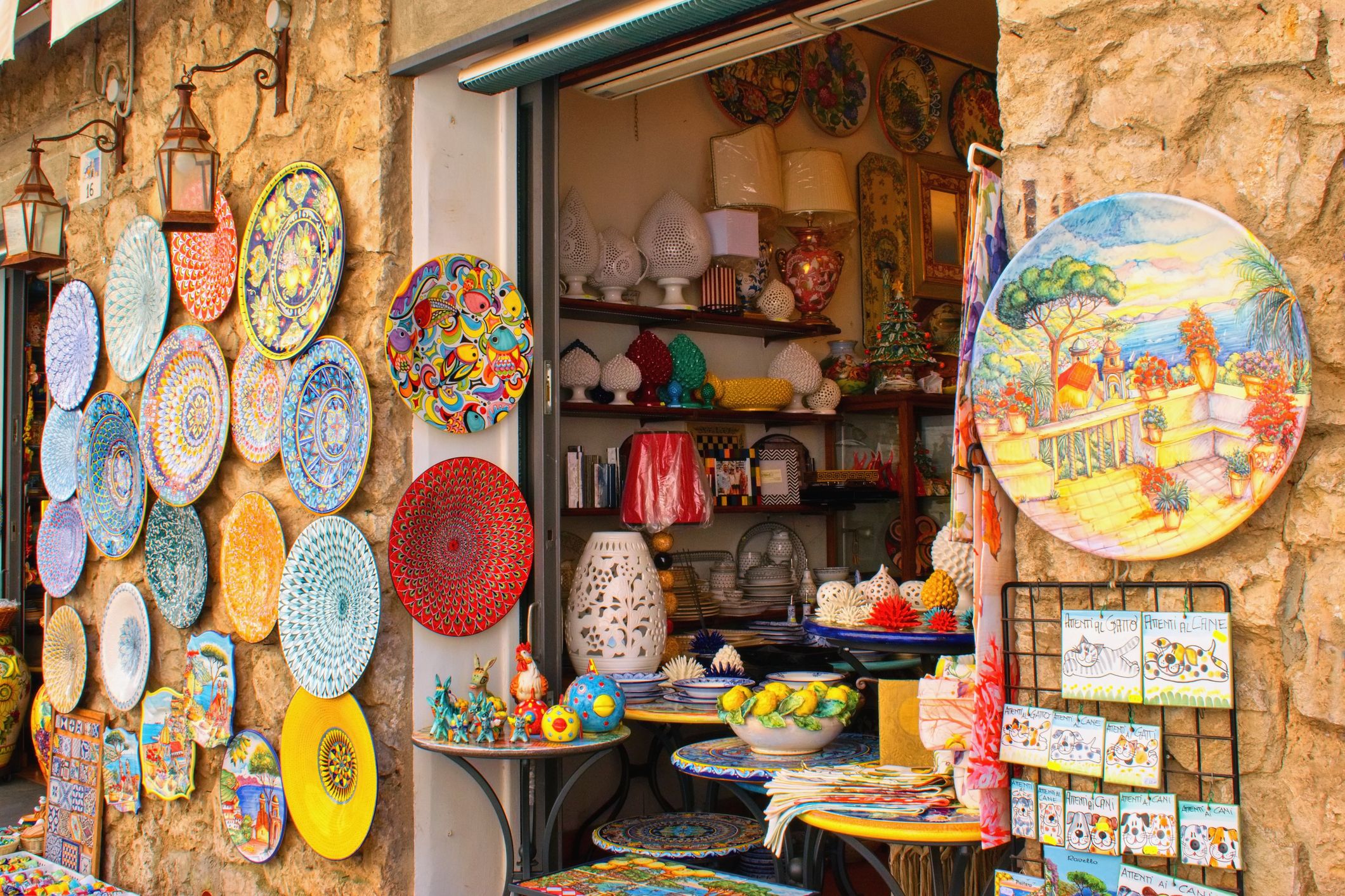 naples pottery