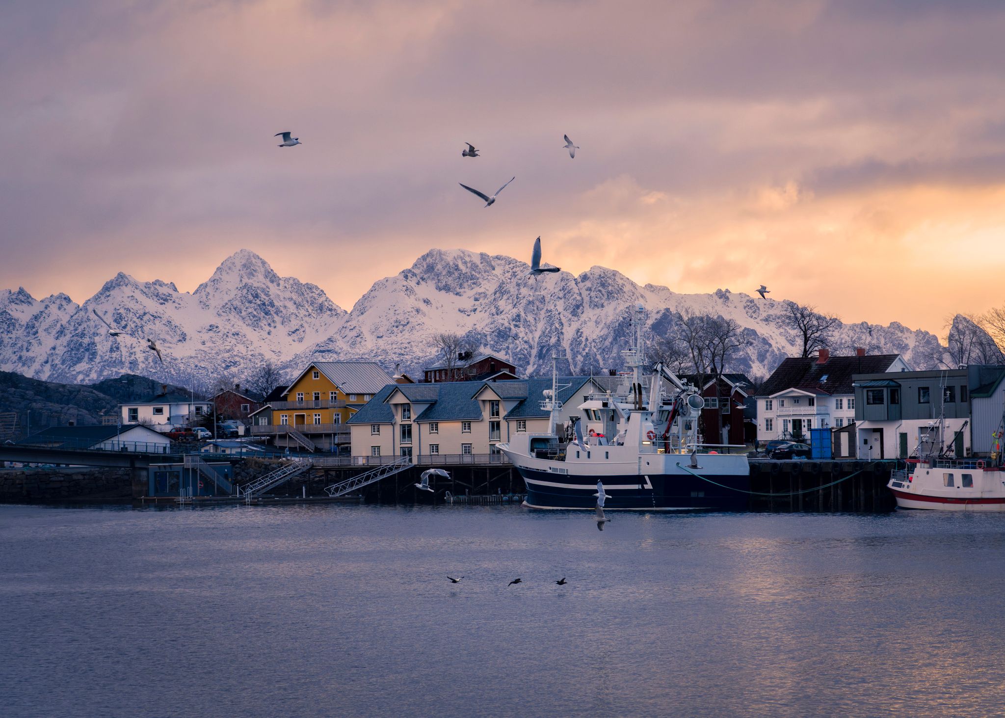 norwegian fjords winter