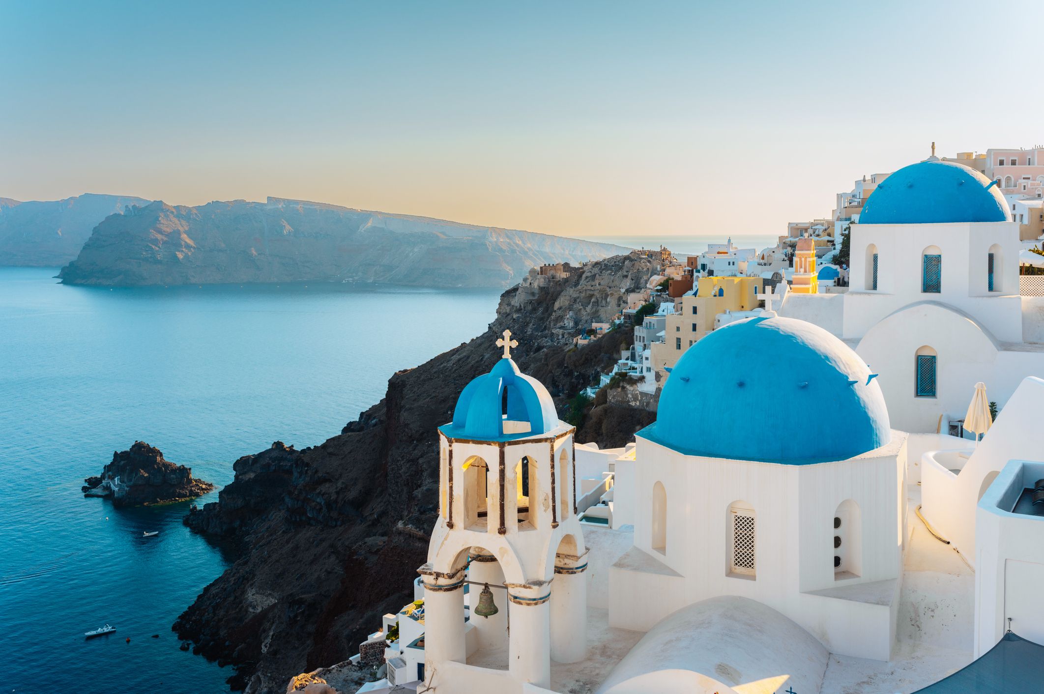 santorini domes